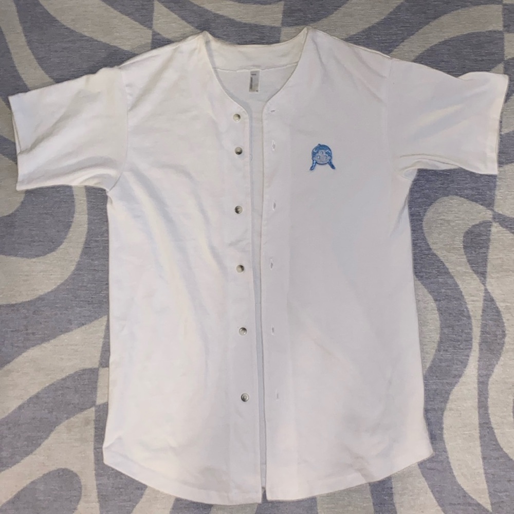 OMOCAT Third-Eye White Baseball Jersey